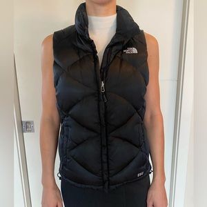 The North Face vest size S charcoal black